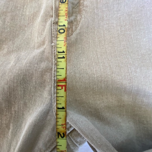 Levi's Classic Denim Short Plus Size Long Casual Dadcore High Rise Khaki Fray - Picture 9 of 11